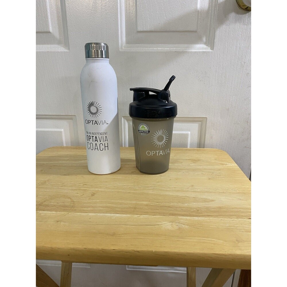 optavia blender bottle black & White Bottle